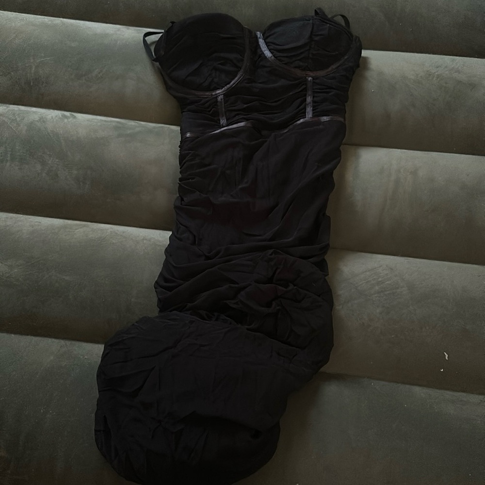 black dress